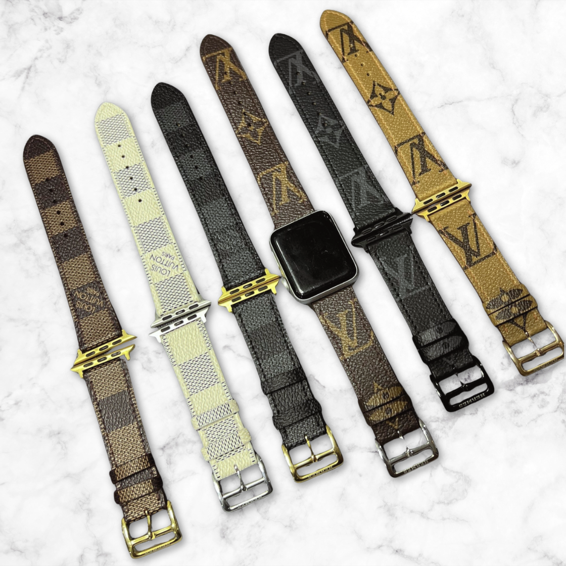 Authentic Louis Vuitton Upcycled Apple Watch Band - Made-to-Order Sustainable Luxury