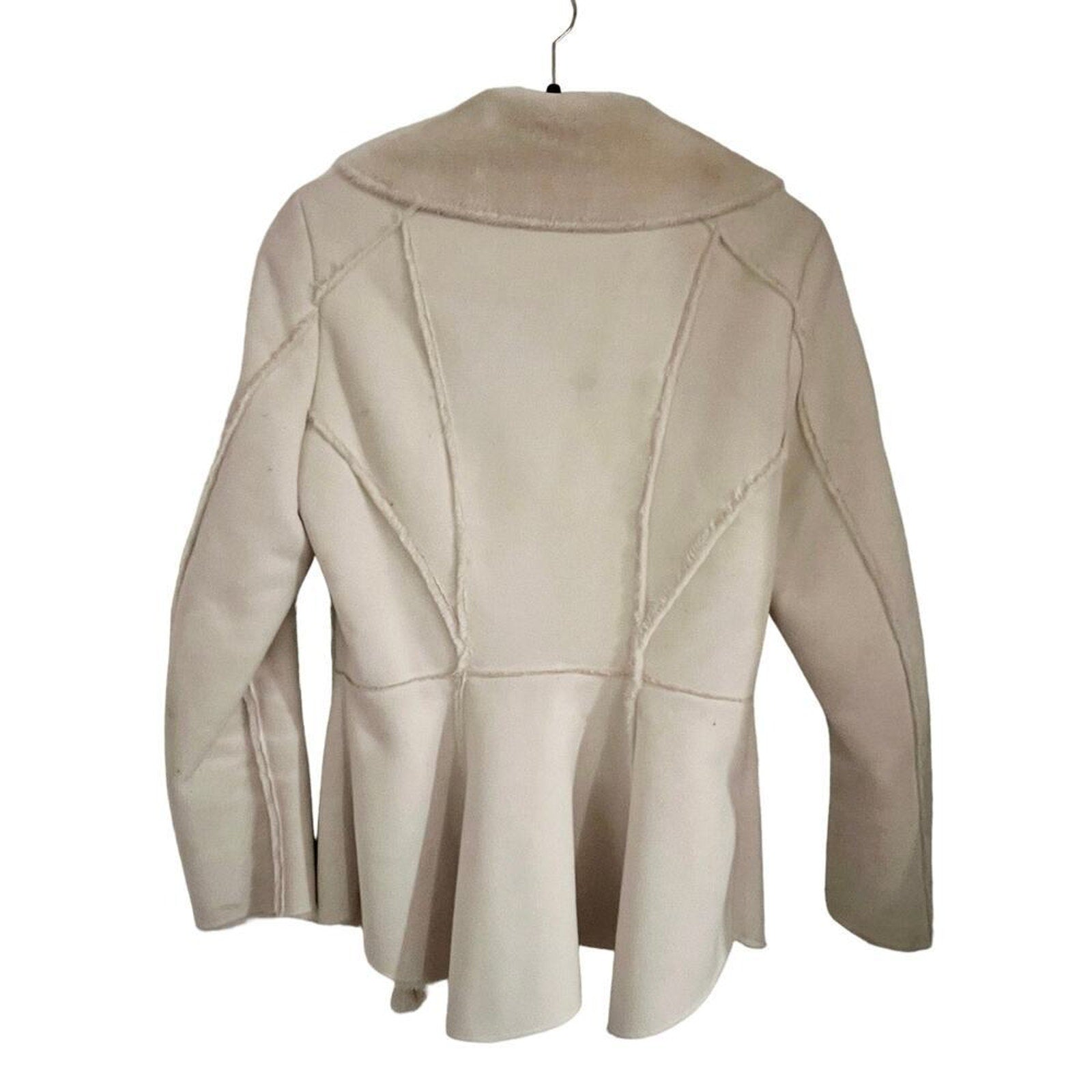 Bebe Waist Length Uneven Hem Coat