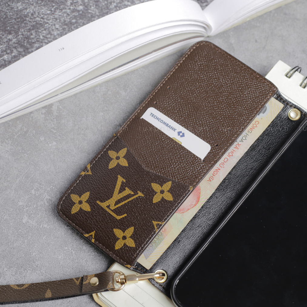 Authentic Louis Vuitton Upcycled Canvas iPhone Wallet Case – Custom Made to Order