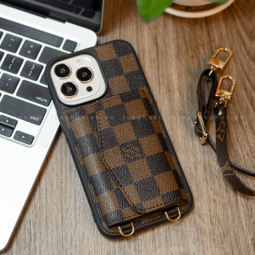 Authentic Louis Vuitton Upcycled Canvas iPhone Wallet Case