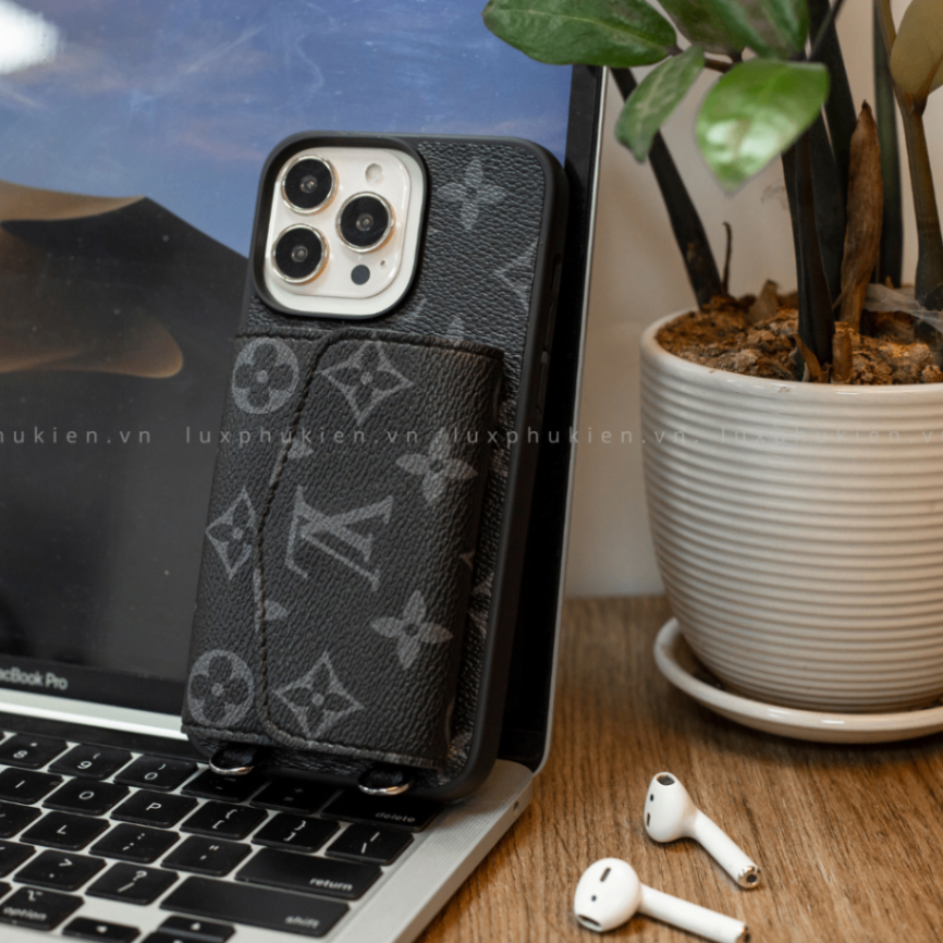 Authentic Louis Vuitton Upcycled Canvas iPhone Wallet Case