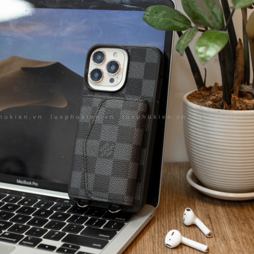 Authentic Louis Vuitton Upcycled Canvas iPhone Wallet Case