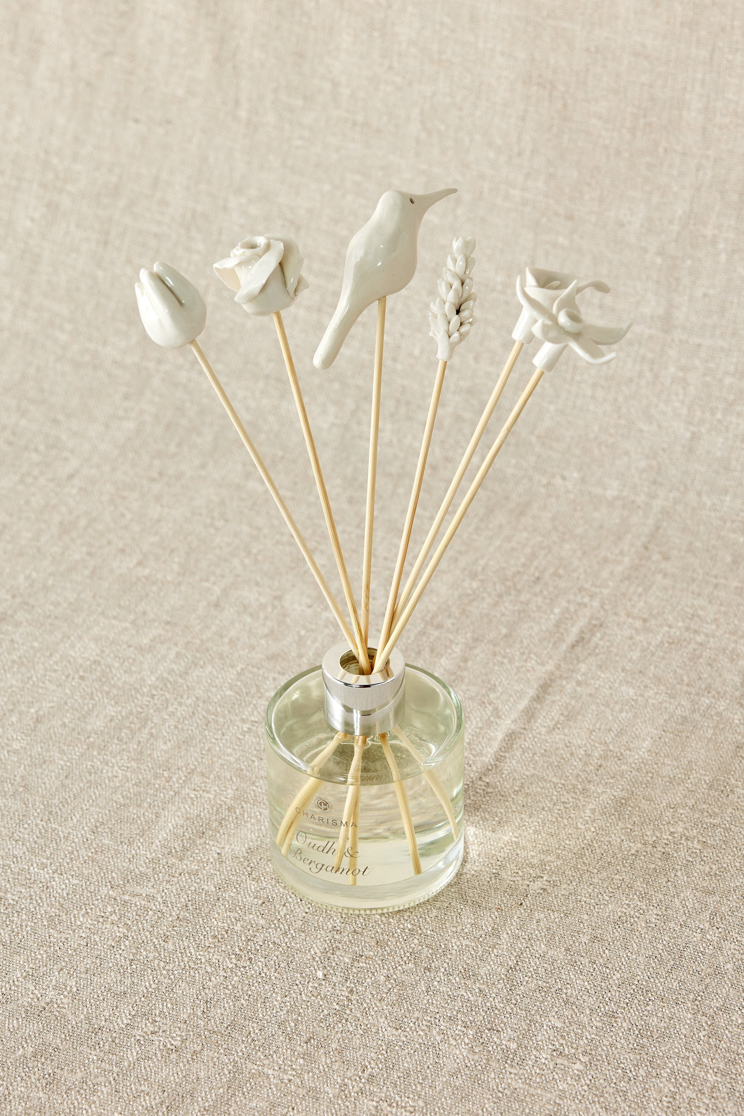 Country Flowers Bamboo Diffuser Sticks Set