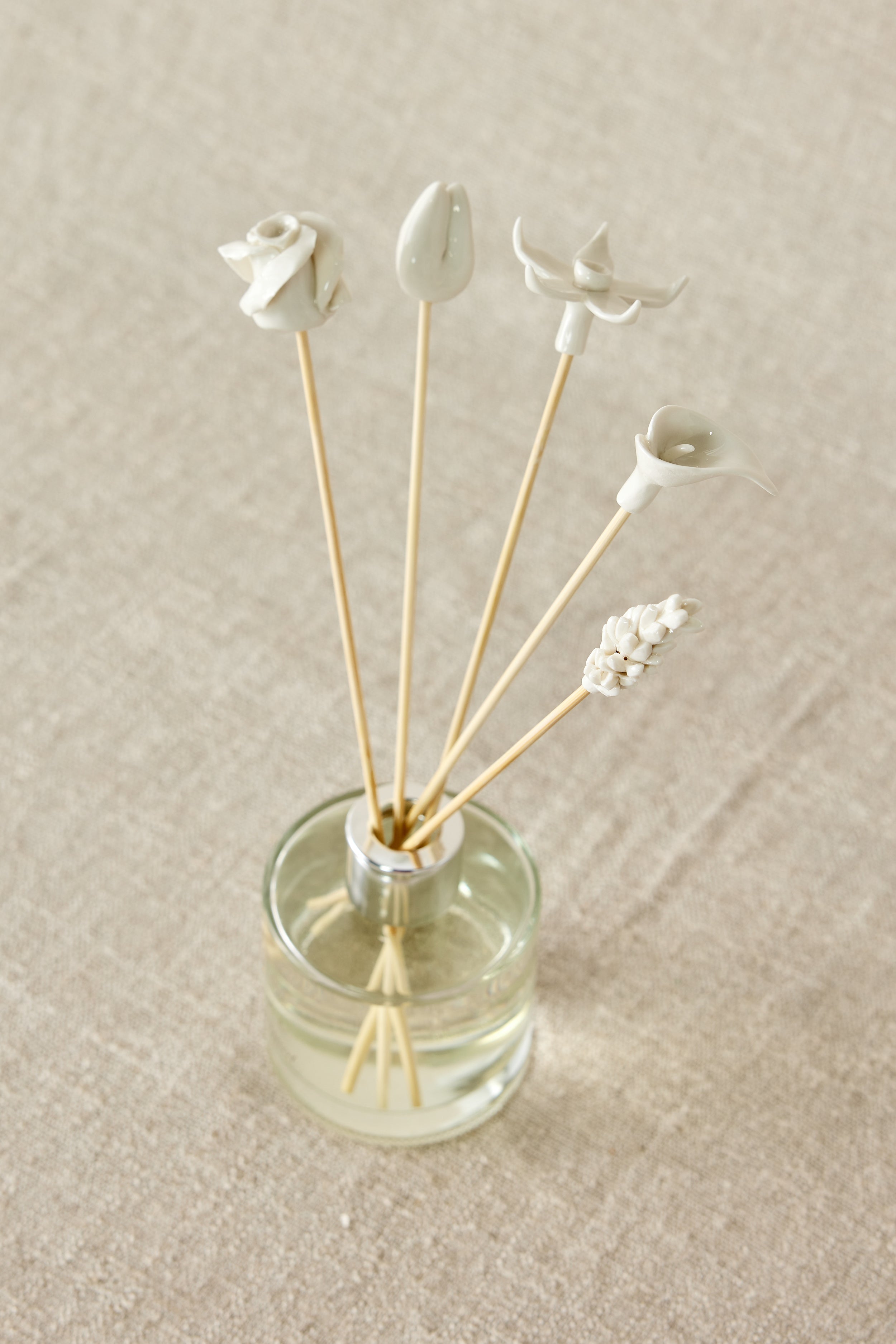 Country Flowers Bamboo Diffuser Sticks Set