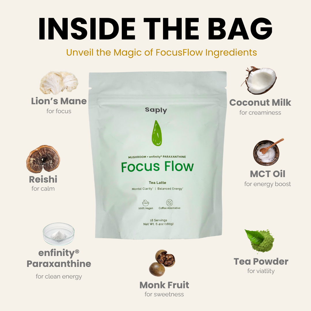 FocusFlow Super Latte for Mental Clarity, Focus & Energy