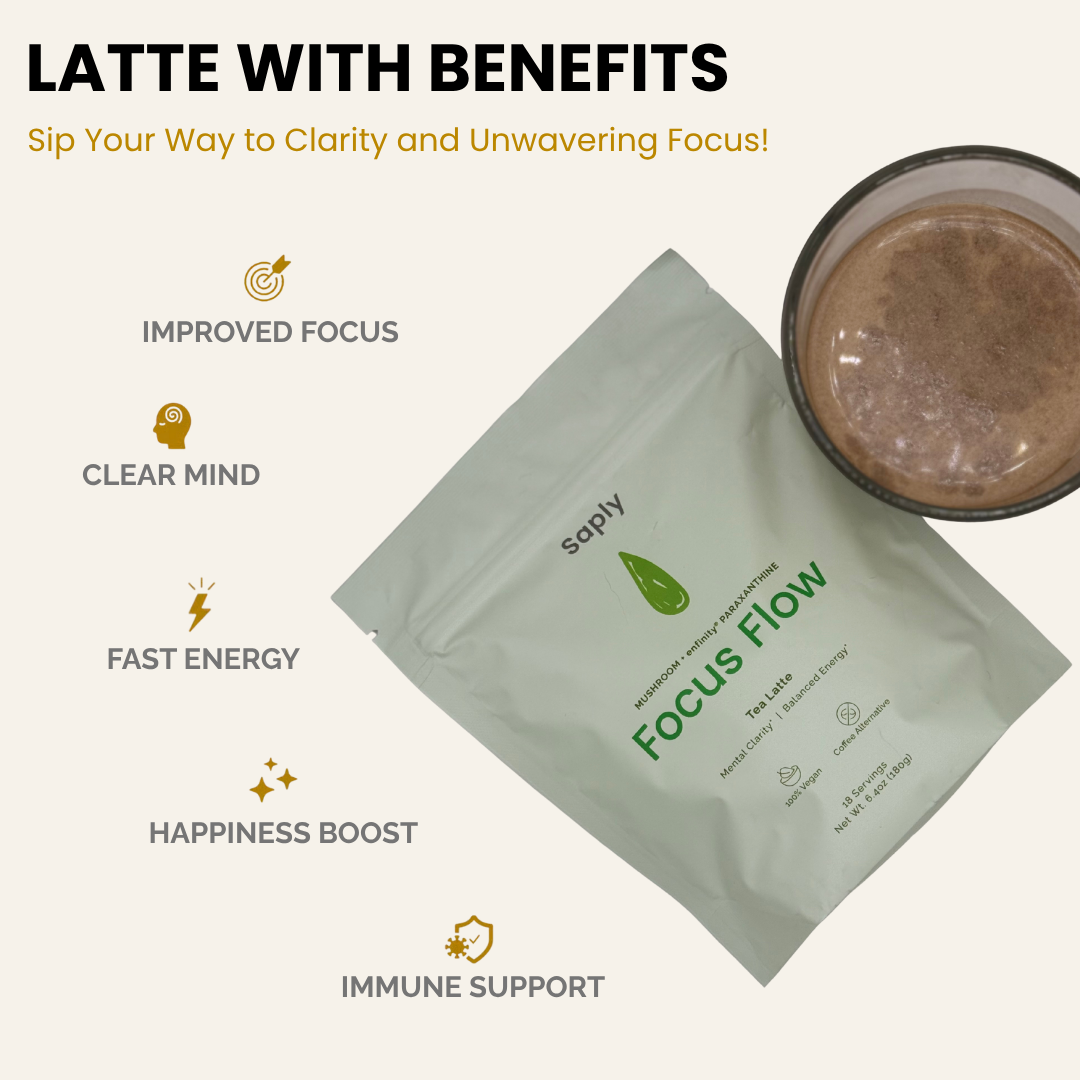 FocusFlow Super Latte for Mental Clarity, Focus & Energy