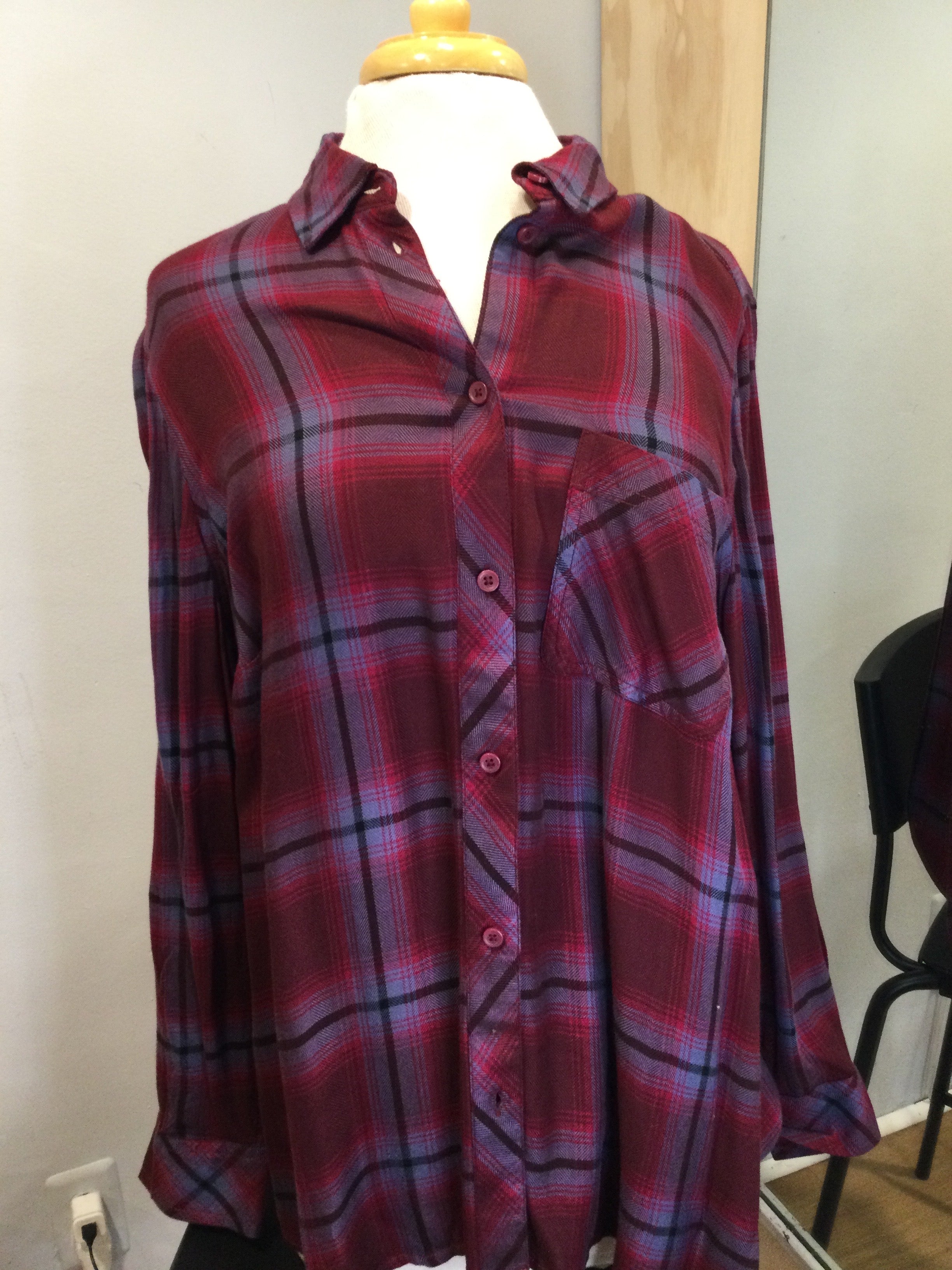 Charley Plaid Button Down – Multiple Colors Available