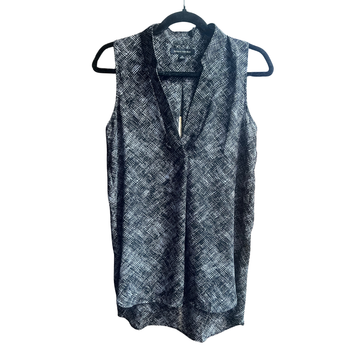 Banana Republic V-Neck High Low Blouse