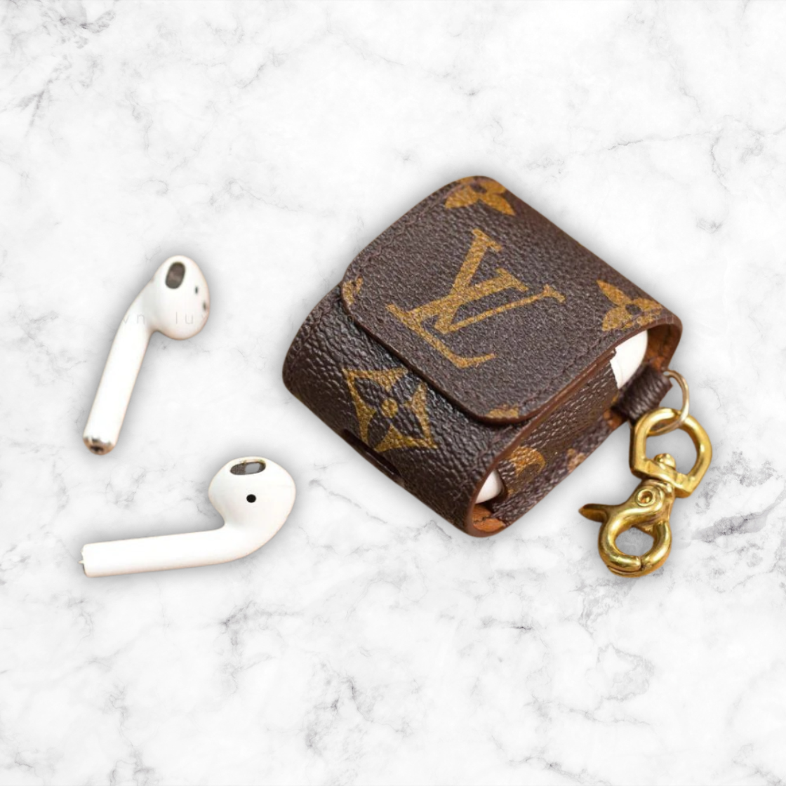 Authentic Louis Vuitton Leather Airpod Case – Limited Edition