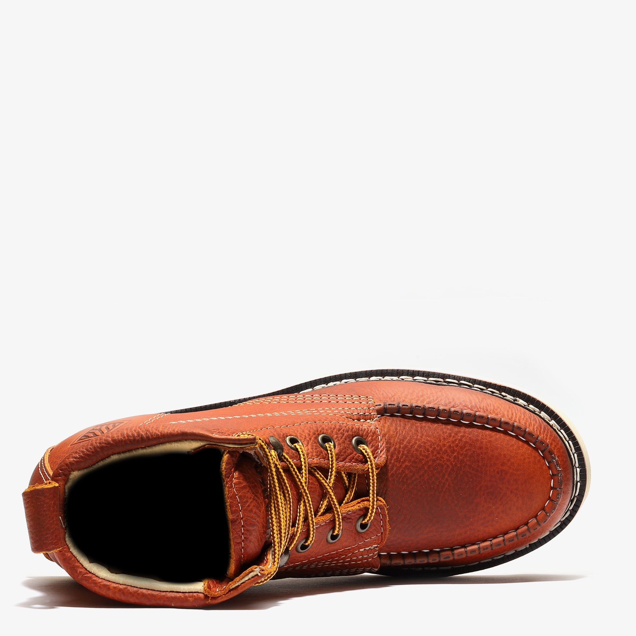 Frontier Classic 6" Moc Toe Steel Toe Boot – Golden Brown