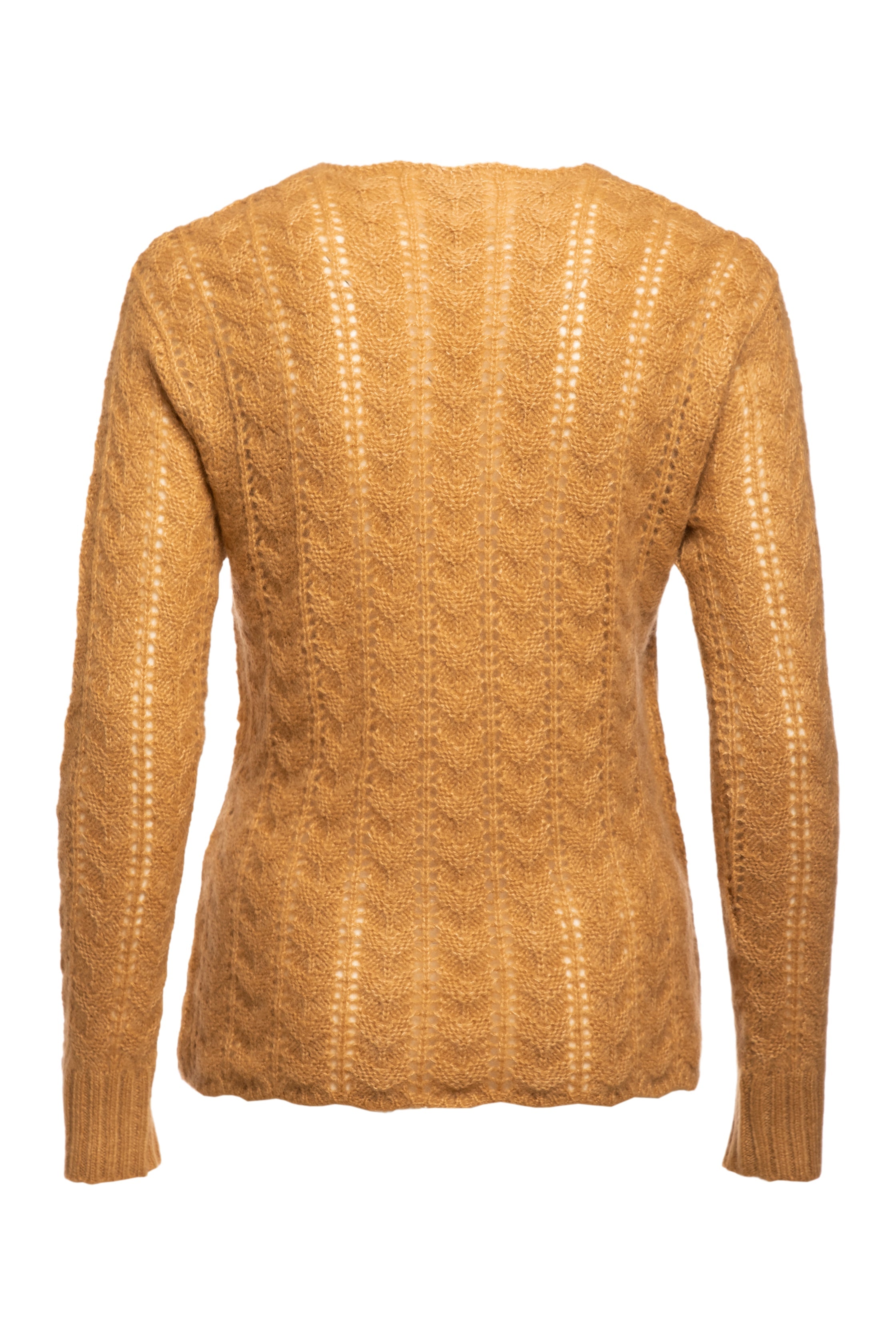 Cashmere + Silk Garnet Wrap Sweater