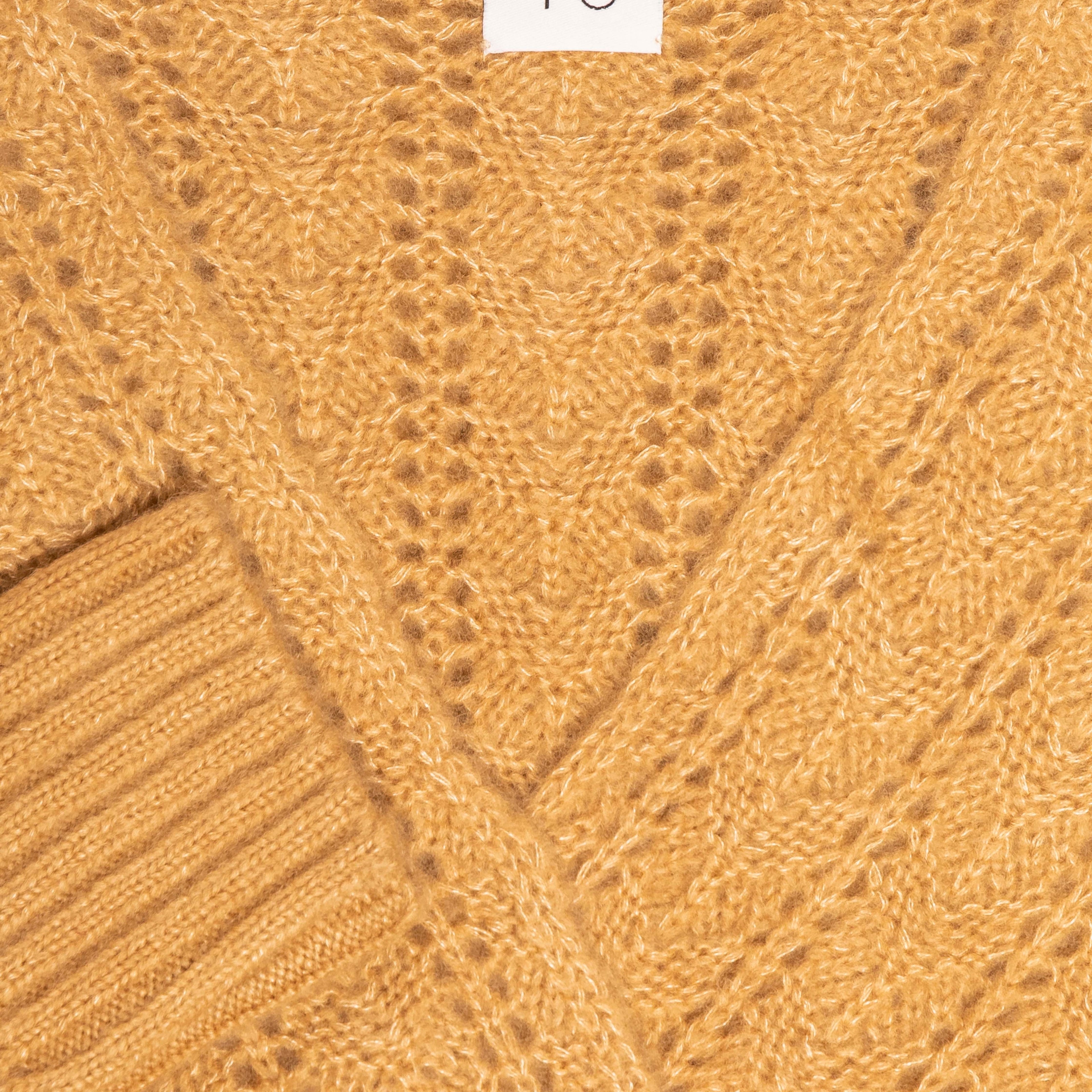 Cashmere + Silk Garnet Wrap Sweater