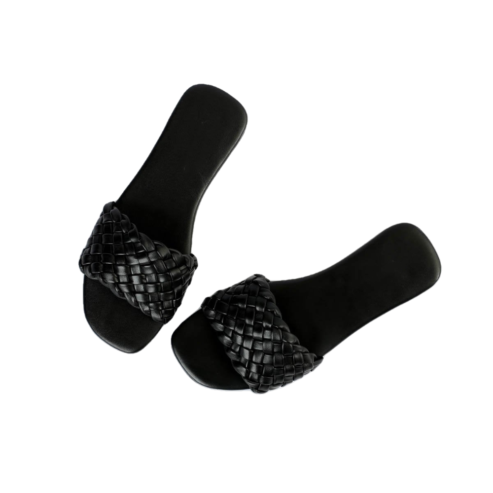 Emma Flat leather Sandals-1
