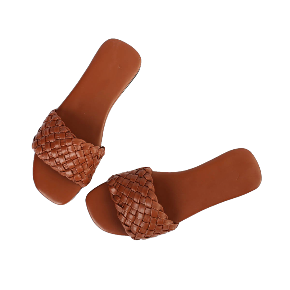 Emma Flat leather Sandals-0