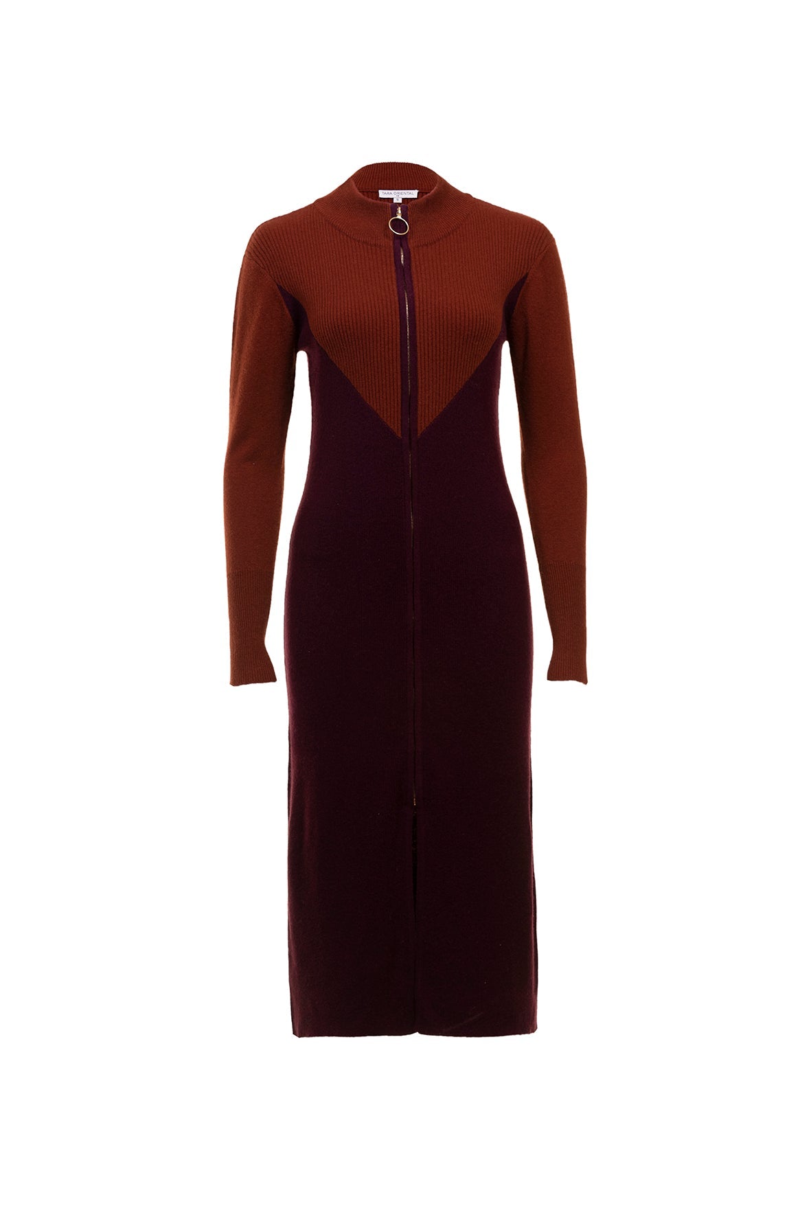 Women's 100% Cashmere Formal Midi Dress