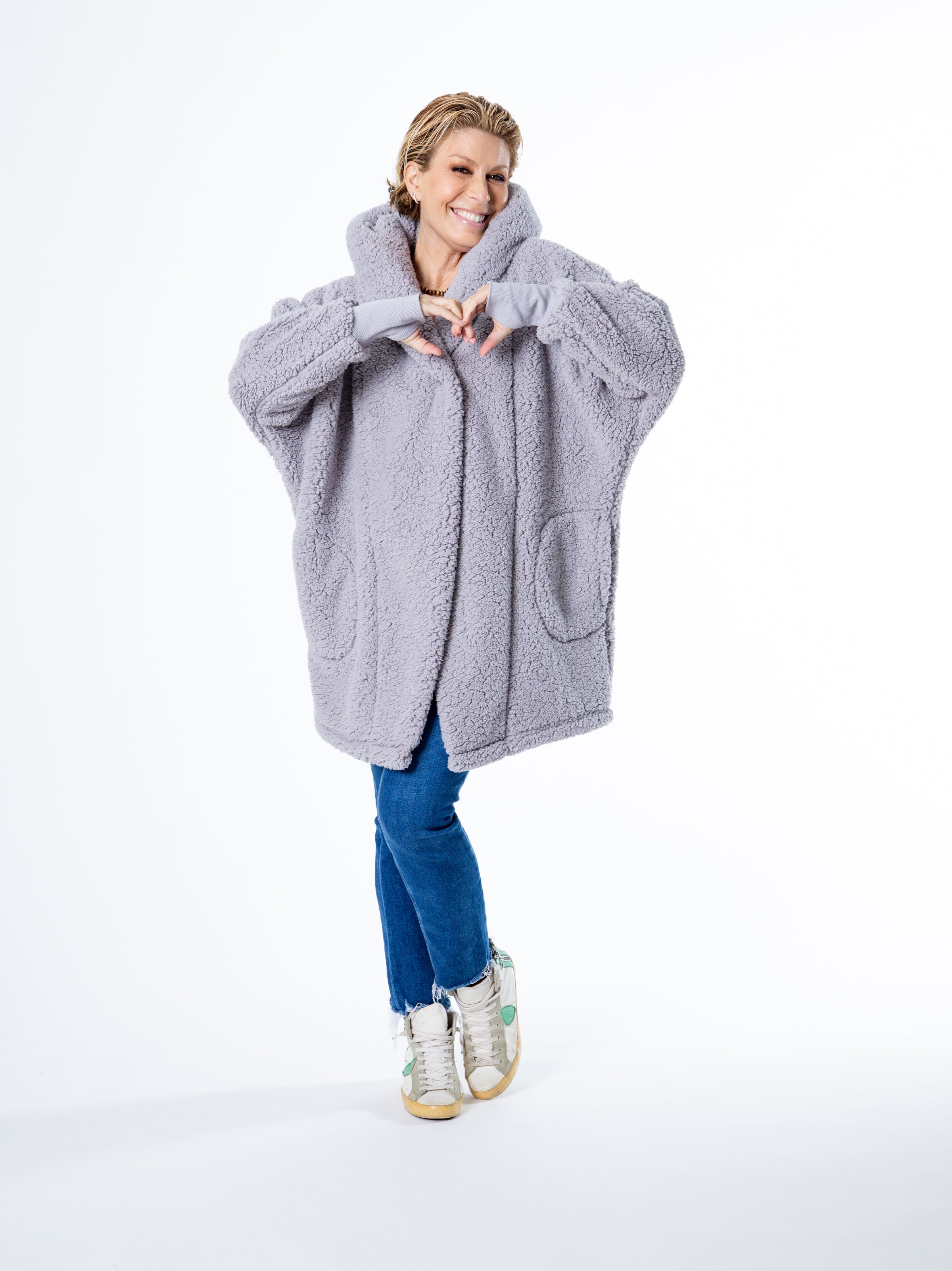 Classic Heart Sherpa Lounger Jacket