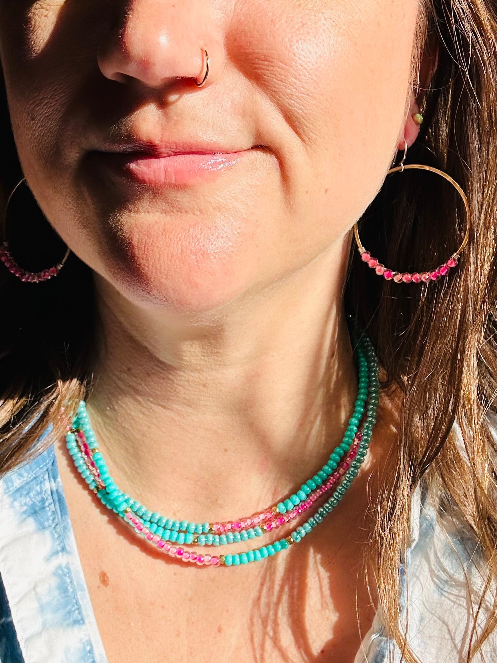 Solstice Necklace – Mermaid Layered Necklace-2