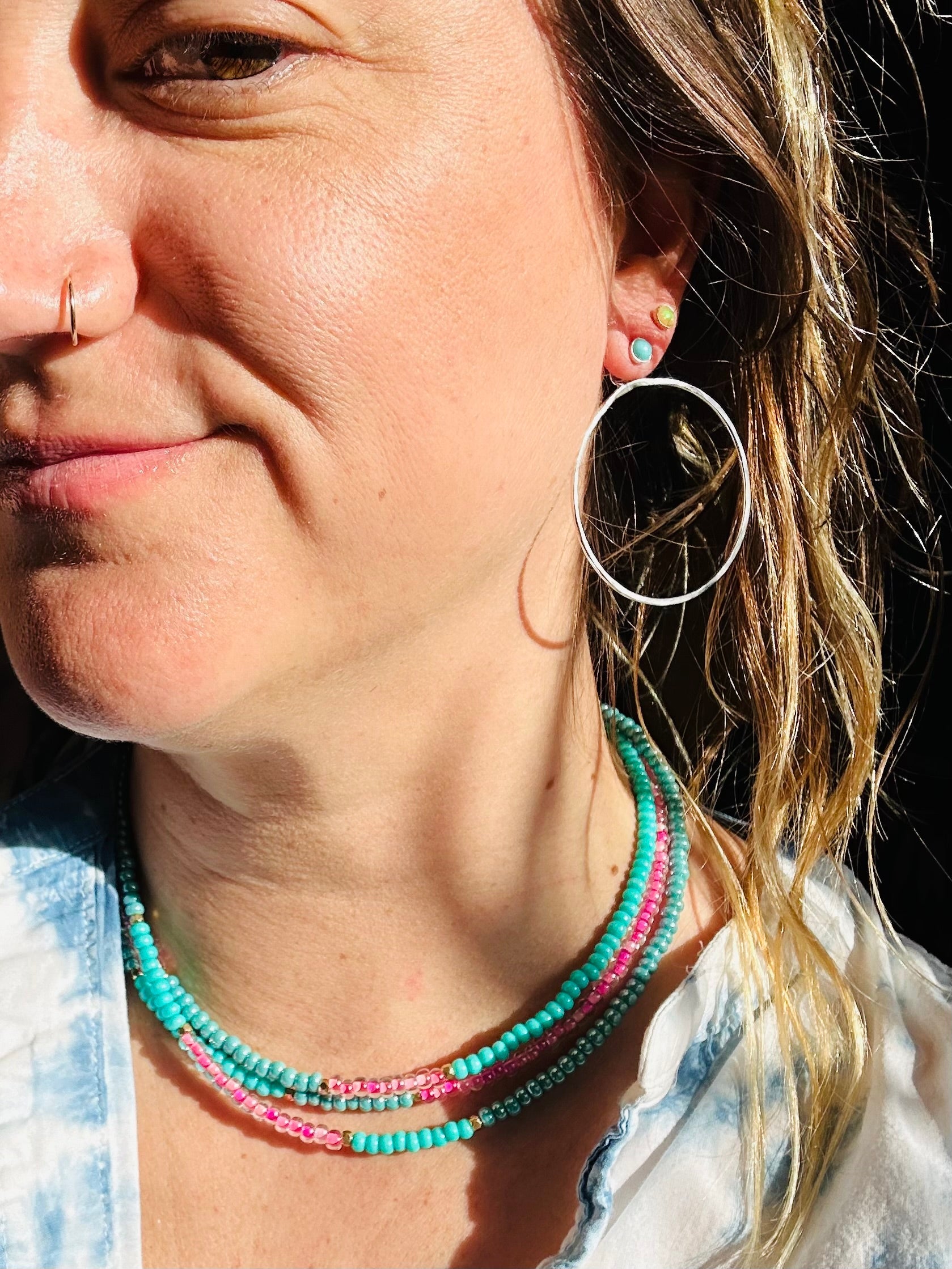 Solstice Necklace – Mermaid Layered Necklace-3