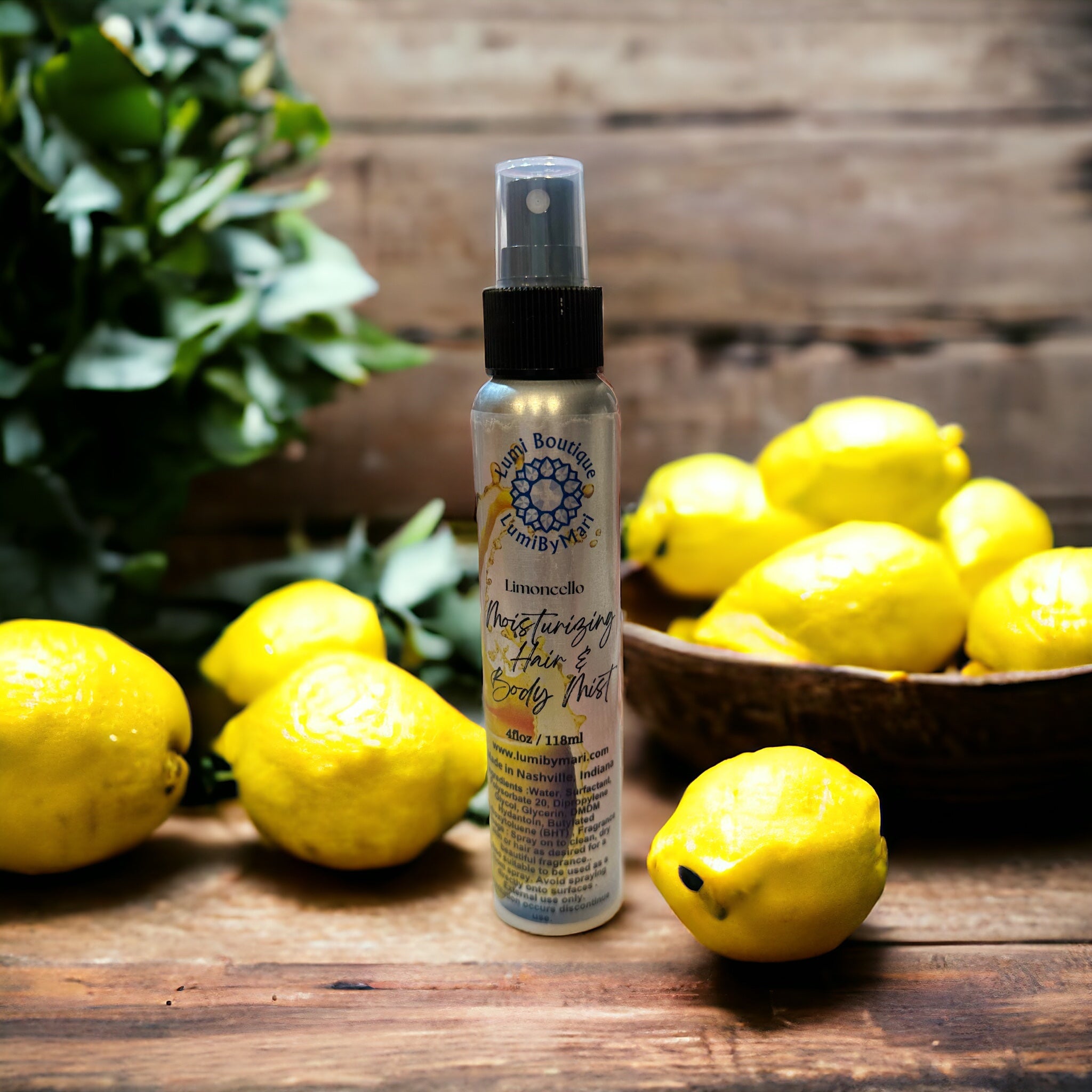 Natural Moisturizing Hair & Body Mist/ Room Spray – 4 fl Oz