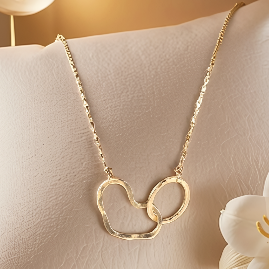 Emergi Heart and Circle Infinity Namaste Necklace – Handmade to Order