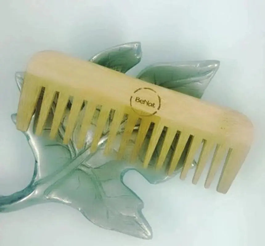BeNat Eco-Friendly Natural Bamboo Wide Tooth Hair Comb