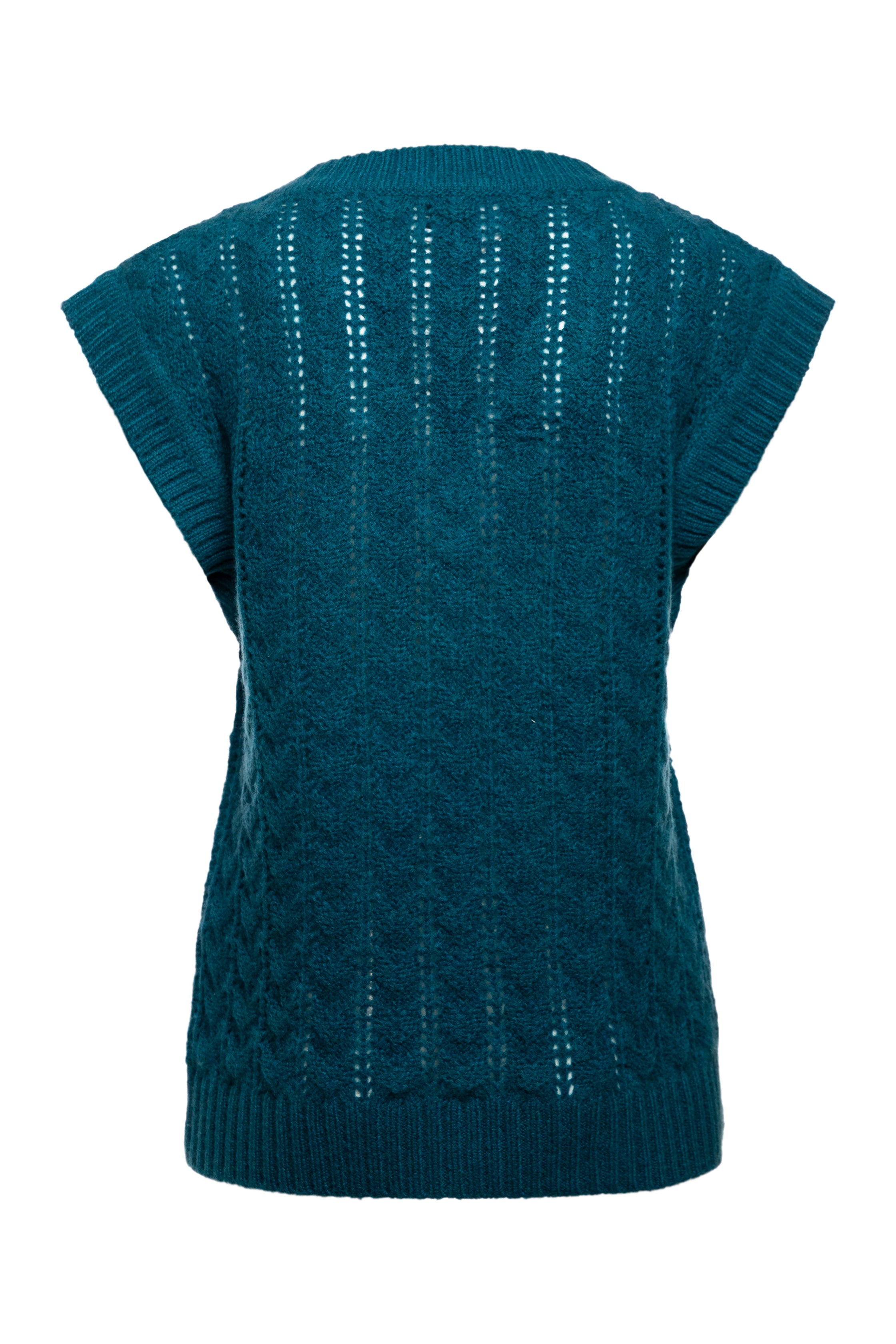 Cashmere & Silk Luxury Aquamarine Sweater Vest