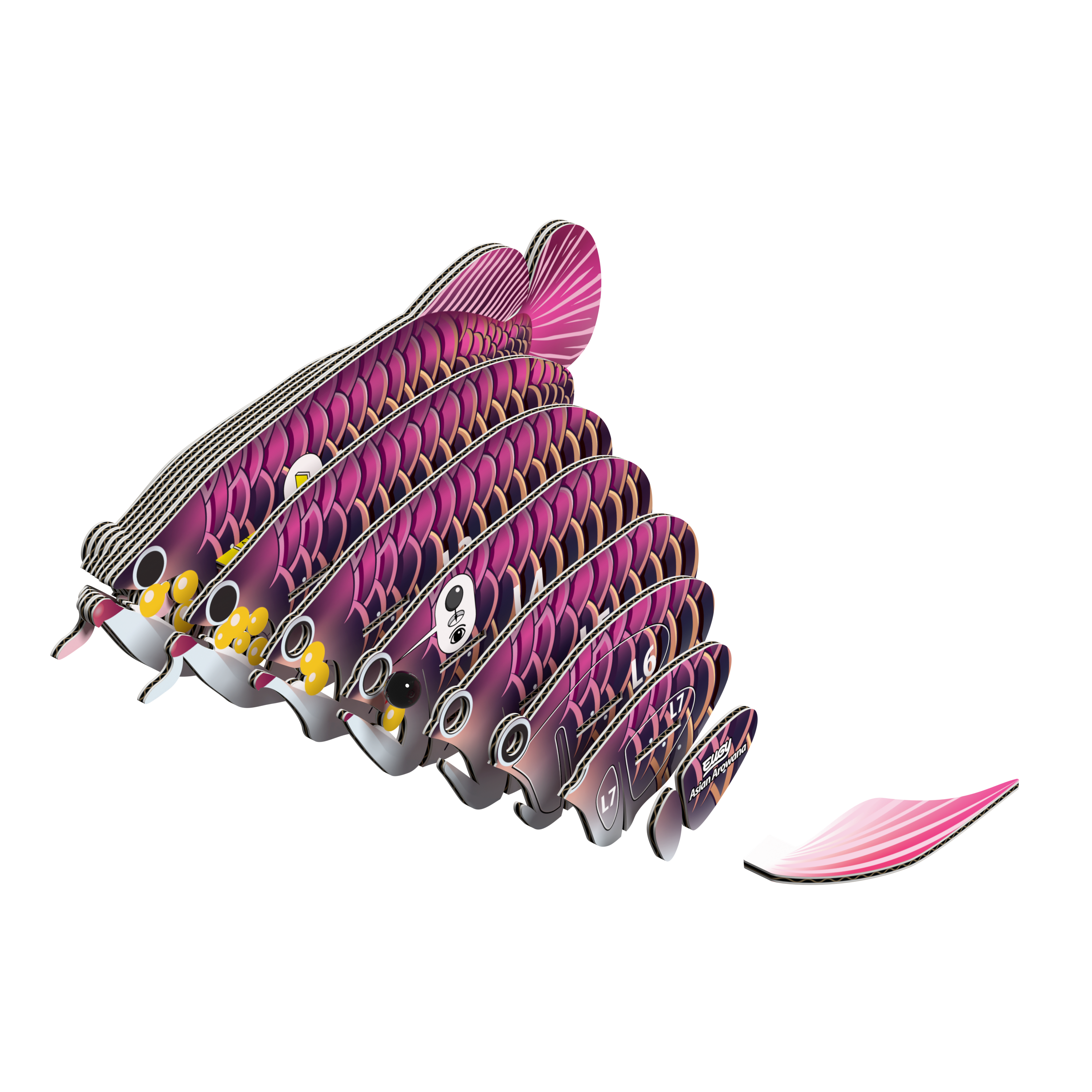 EUGY Asian Arowana 3D Puzzle-1