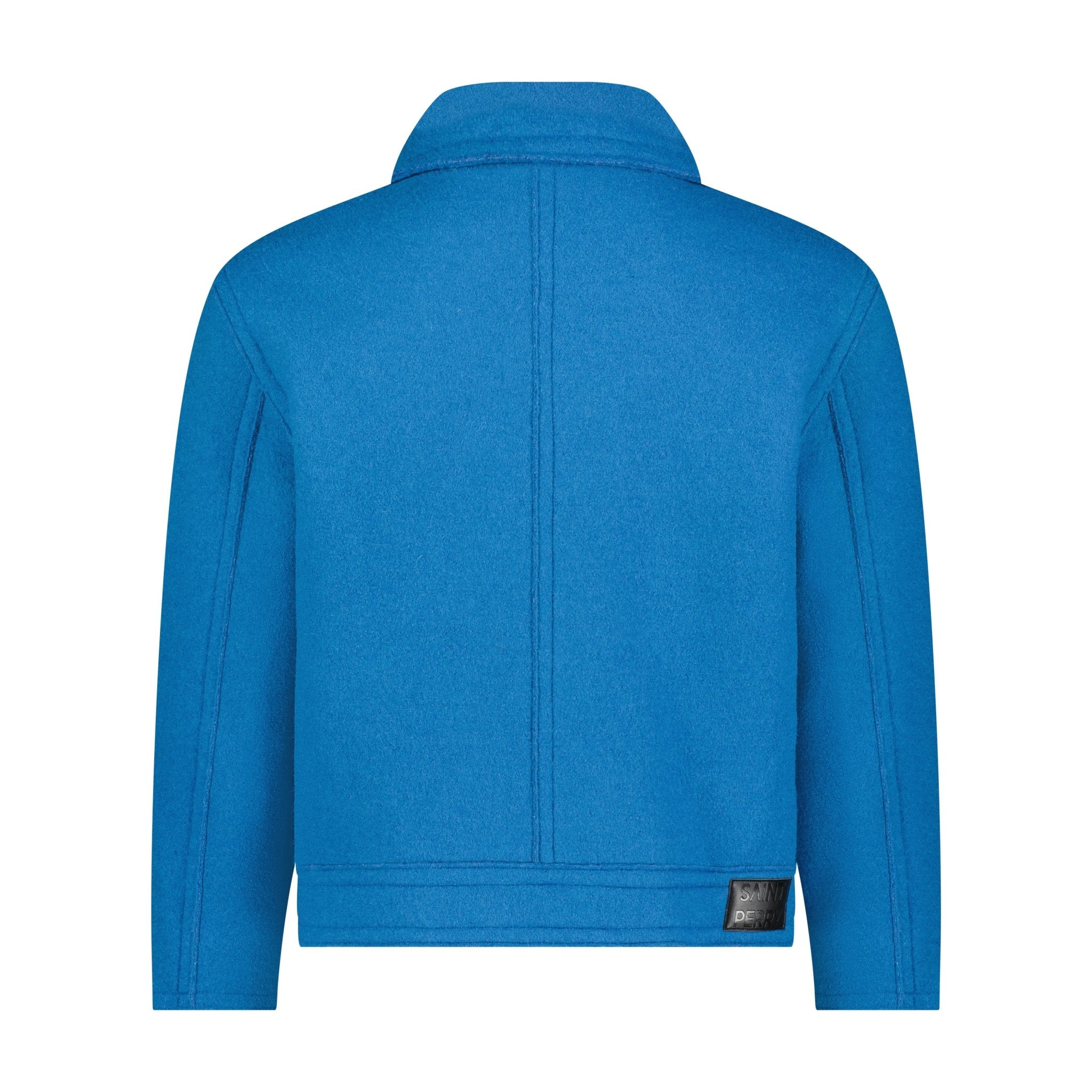 The Blue Love 100% Wool Cashmere Boxy Jacket – Unisex Fit