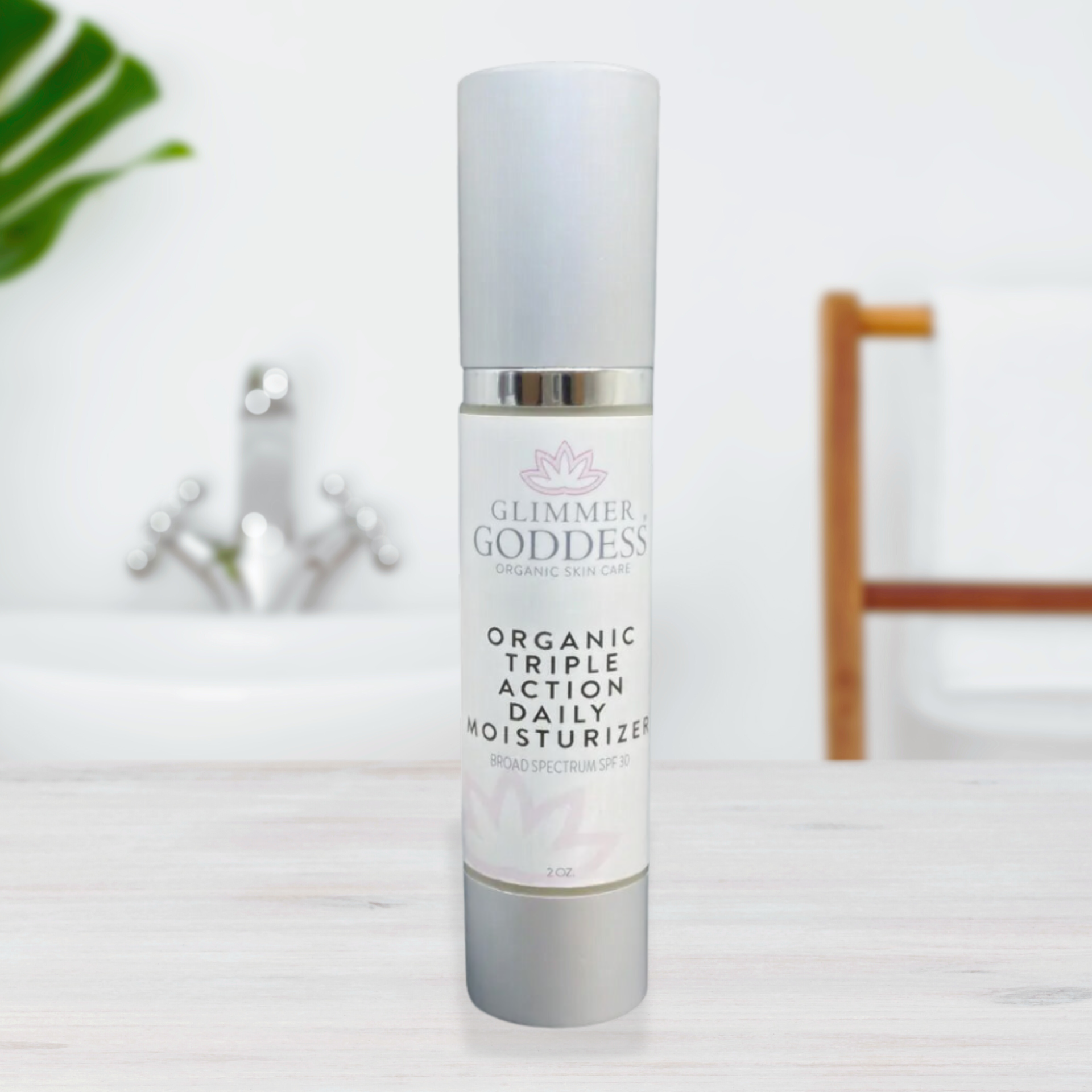 Organic Triple Action Daily Face Cream SPF 30 – 2 Oz