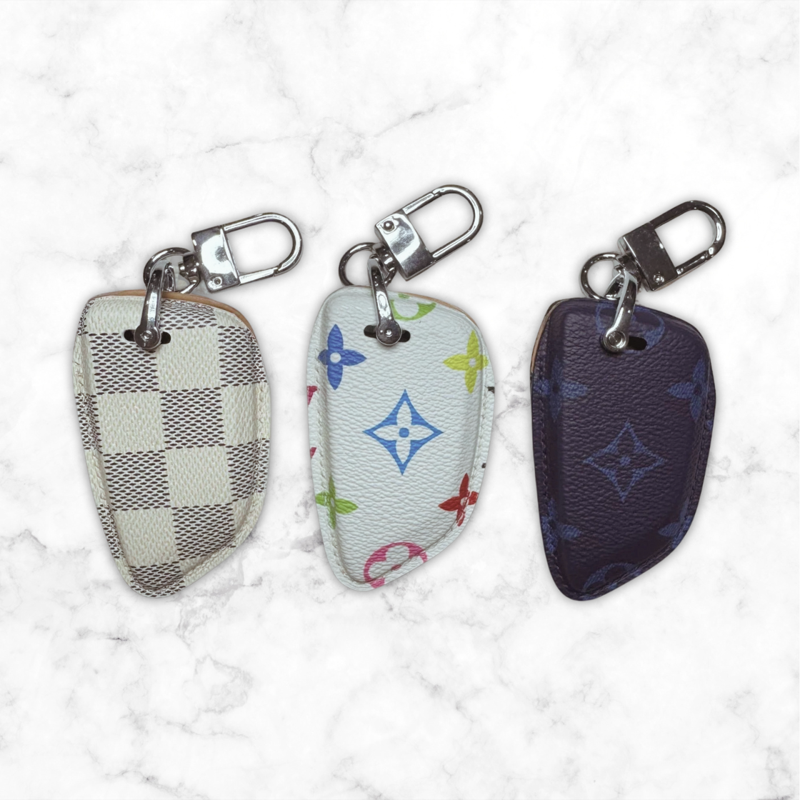 Premium Louis Vuitton Canvas Key Case for BMW – Handmade from Authentic Upcycled Louis Vuitton