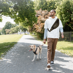 The Walcott Black Leather Waist Bag Fanny Pack