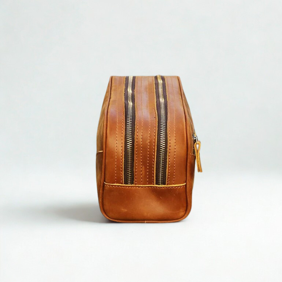 The Nomad Genuine Leather Travel Toiletry Bag