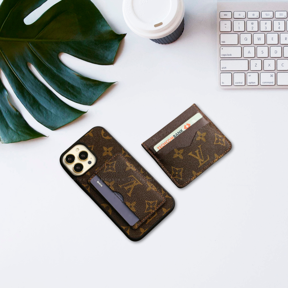 Authentic Louis Vuitton Upcycled Canvas iPhone Card Case – Made-to-Order