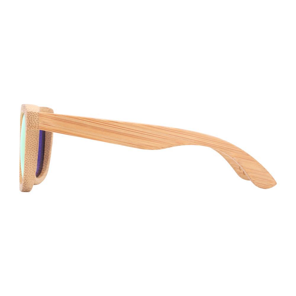 Handmade Bamboo Wood Luxury Polarized Sunglasses with UV400 Protection