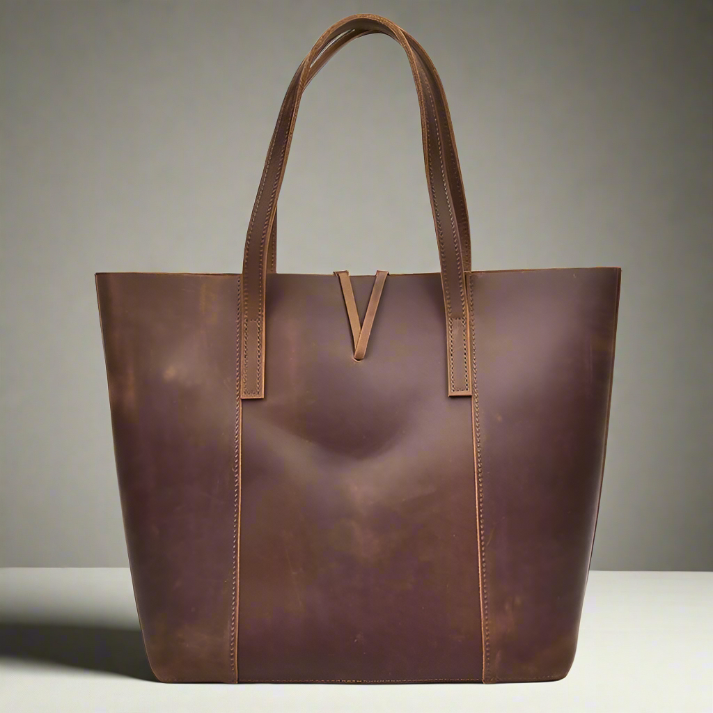 The Taavi Tote Handcrafted Leather Tote Bag