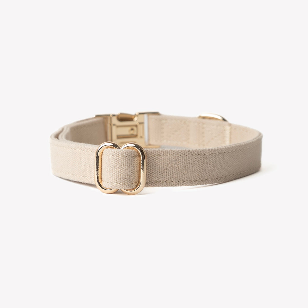 'Tan' - Canvas Dog Collar