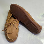 MINNETONKA Genuine Pre-Owned Moosehide Classic – Size Men's 11 – Natural/Brown