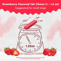 Strawberry Yak Chews