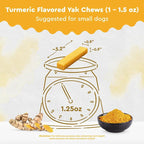 Turmeric Yak Chews – Natural Anti-Inflammatory Chews for Small + Large Dogs