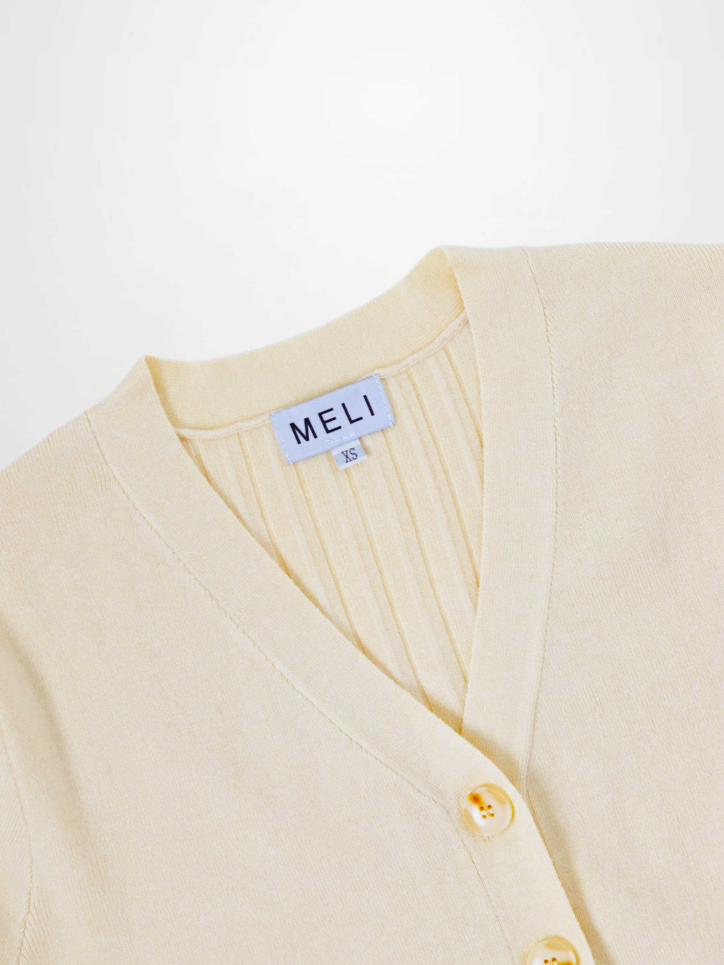 Back Wide Ribbed Cardigan Sweater-Ivory-2