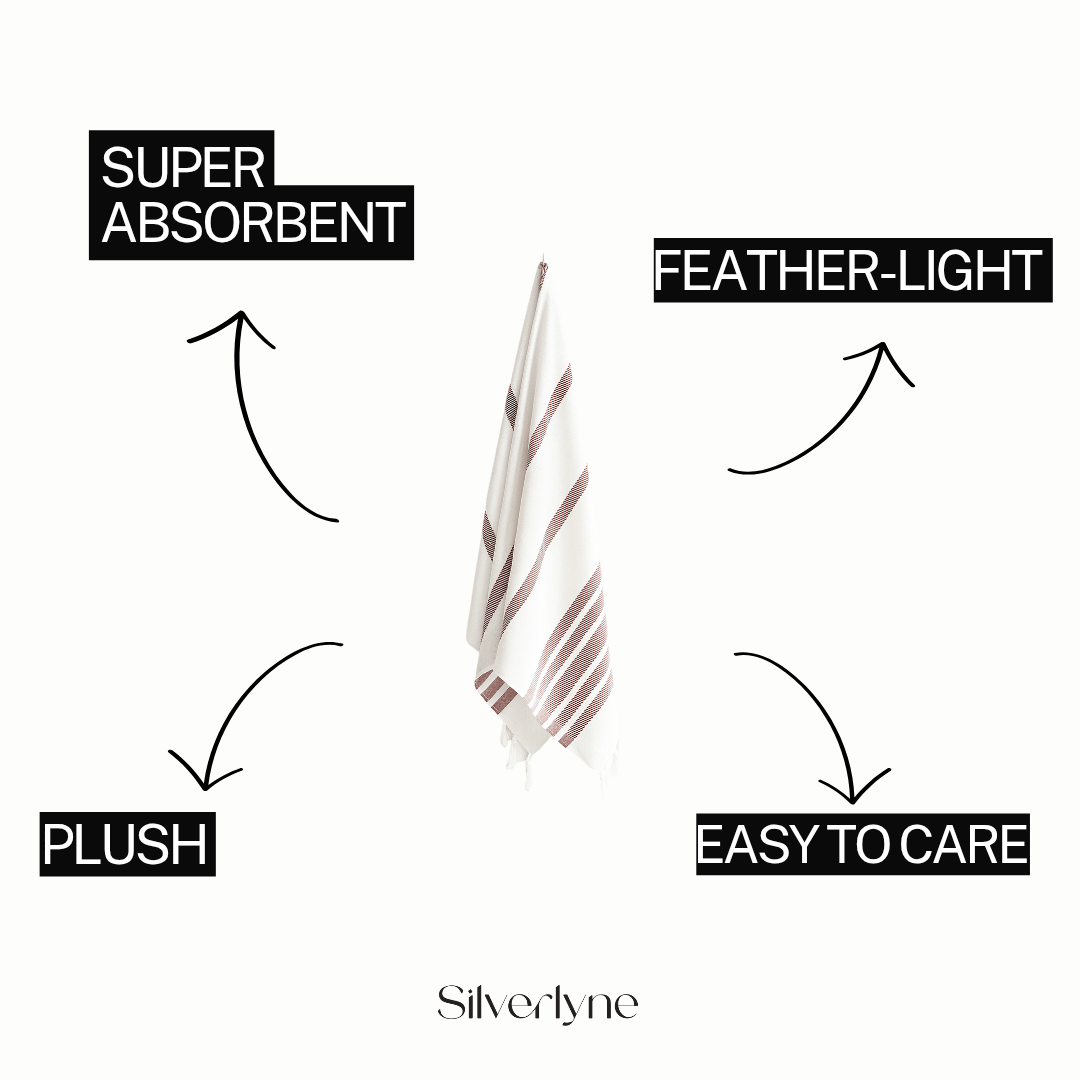 100% Cotton Super-Soft Turkish Bath and Beach Towel