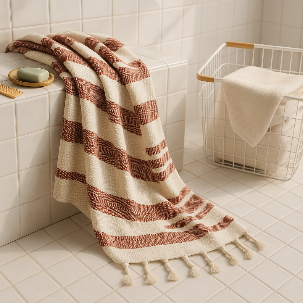 100% Cotton Super-Soft Turkish Bath and Beach Towel