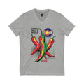Pueblo Chile Festival V-Neck Vibrant Graphic Tee