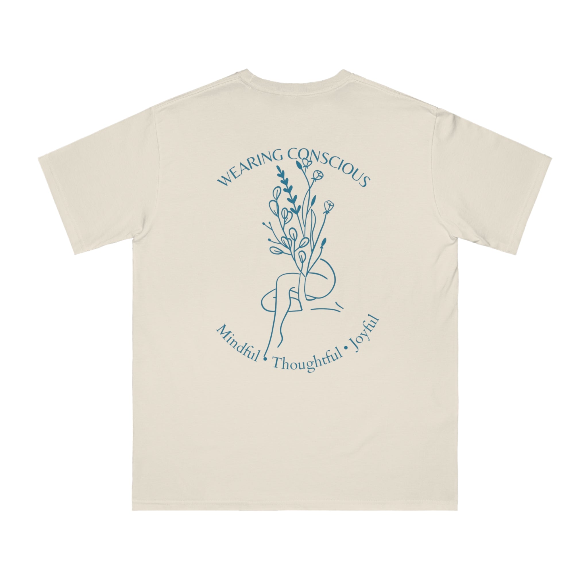 Mindful Thoughtful Joyful Organic Unisex T-Shirt