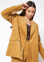 Heaven You Are In 100% Cotton Corduroy Blazer