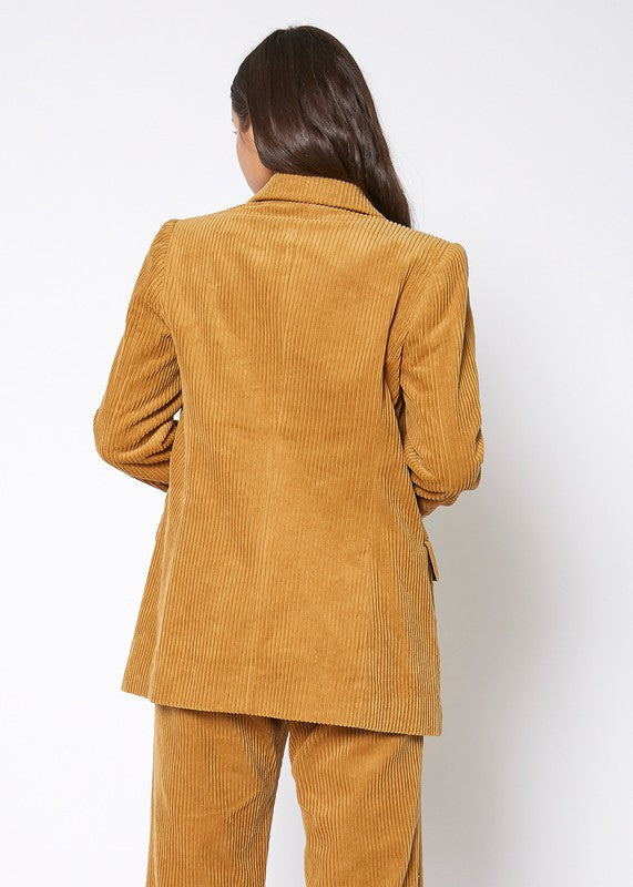 Heaven You Are In 100% Cotton Corduroy Blazer
