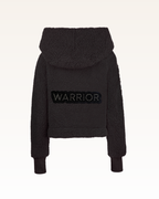 The Warrior Effect™ by Jill Martin Bedazzled Logo Cropped Sherpa Lounger Jacket