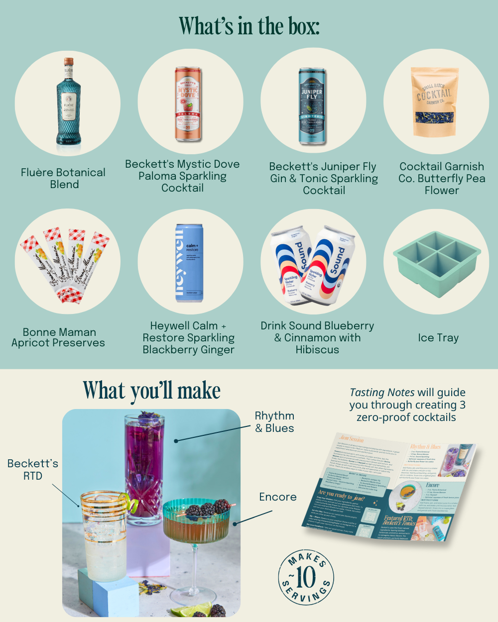 Jam Session Zero-Proof Cocktail Kit