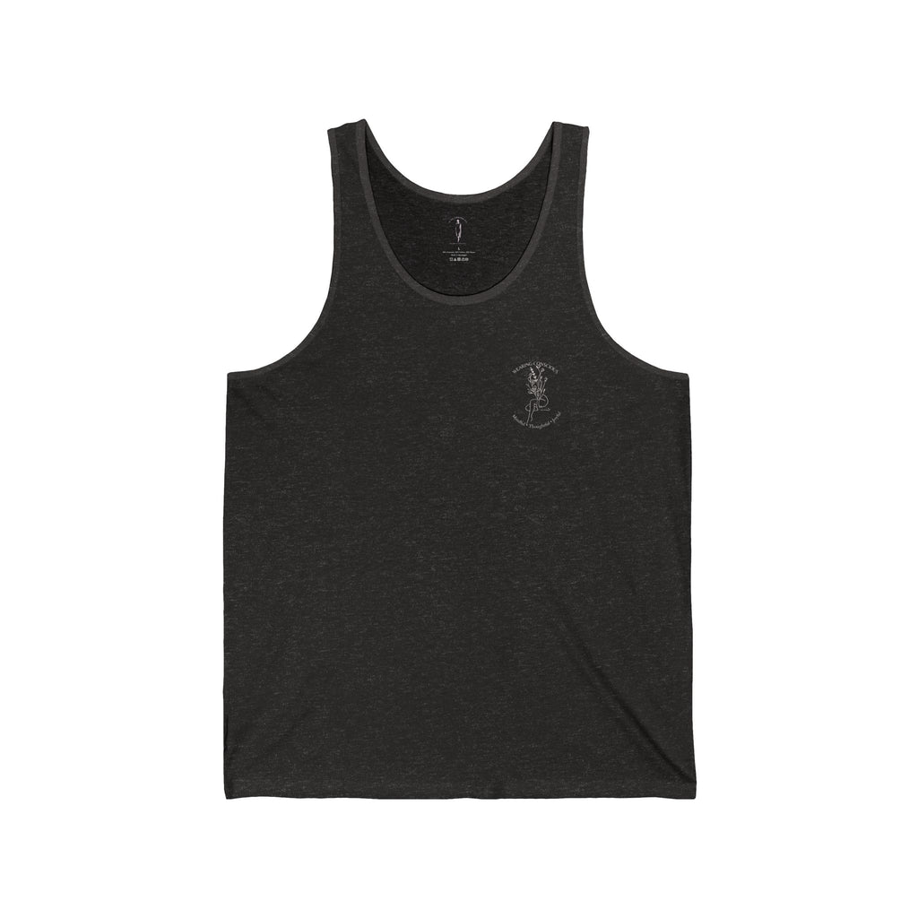 Two-Sided Mindful Thoughtful Joyful Athletic Tank - Unisex Fit