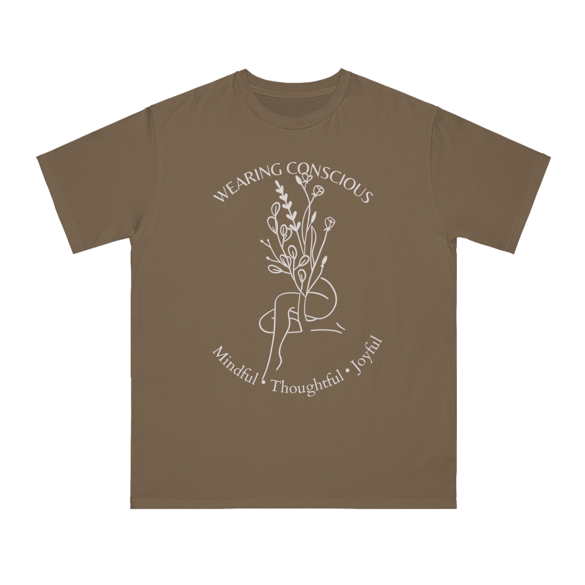 Mindful Thoughtful Joyful Organic Unisex T-Shirt
